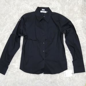 NWT Calvin Klein Black Dress Shirt